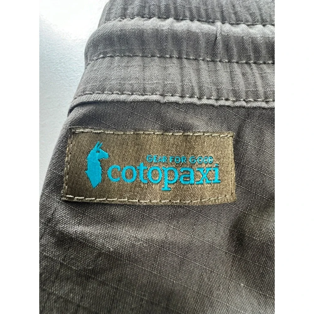 Cotopaxi Mens XL Pants Salto‎ Ripstop Green Elastic Drawstring Hiking NWOT
